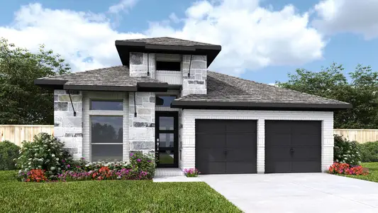 New construction Single-Family house 222 Bright Light Wy, Georgetown, TX 78633 plan 2026W - image