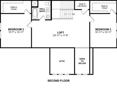 The Munich ESP floor plan by K. Hovnanian Homes. 2nd Floor Shown. *Prices, plans, dimensions, features, specifications, materials, and availability of homes or communities are subject to change without notice or obligation.