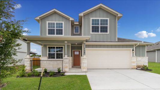 New construction Single-Family house 116 Caddo Bnd, Kyle, TX 78640 plan The Lincoln II - image