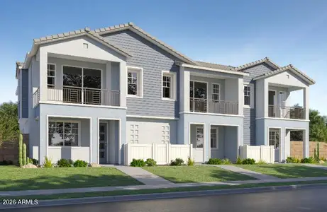 New construction Townhouse house 8149 E Petunia Ave, Unit 1073, Mesa, AZ 85212 plan Verdin Plan 102D - image