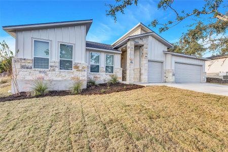 New construction Single-Family house 21516 Santa Elena Cir, Lago Vista, TX 78645 TROON- photo 0