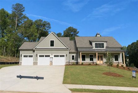 New construction Single-Family house 1429 Willowbend Pl, Monroe, GA 30655 plan (GA) Bentley A 3 Front Entry - image