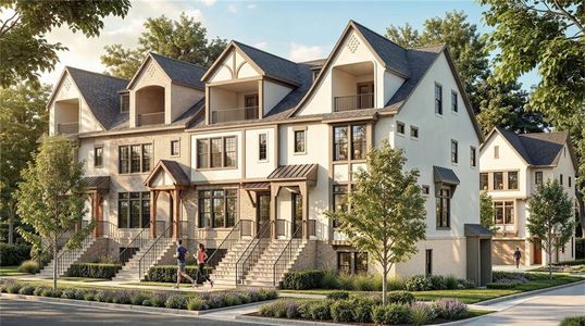 New construction Townhouse house 351 Halstone Ct, Alpharetta, GA 30009 - image