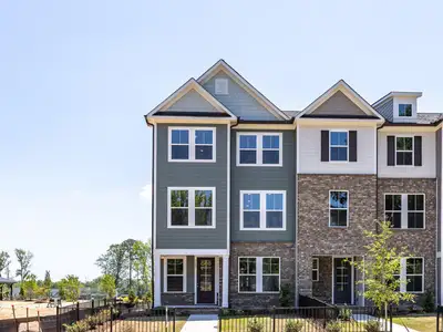 New construction Townhouse house 125 Broadway St, Knightdale, NC 27545 plan The Mitchell Exterior - image