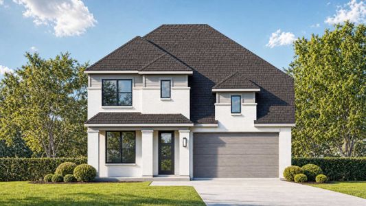 New construction Single-Family house 12030 Grassy Bend Dr, Mont Belvieu, TX 77523 plan Solomon - image