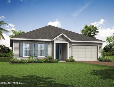 New construction Single-Family house 88 Iris Crk Drive, Saint Augustine, FL 32092 Hudson- photo 0