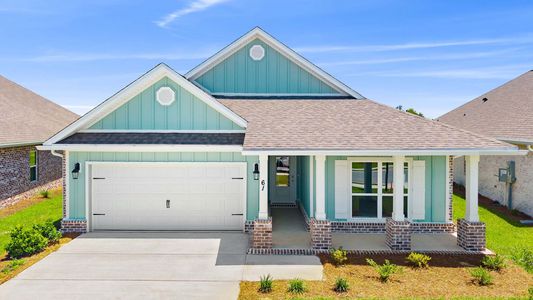 New construction Single-Family house 61 Gray Owl Dr E, Freeport, FL 32439 plan Delray - image