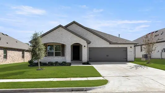 New construction Single-Family house 1105 Rushing Ct, Aubrey, TX 76227 plan Cottonwood II W - image