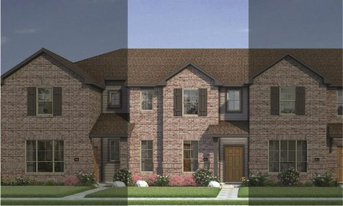 New construction Townhouse house 219 Wagon Spoke Way, Fort Worth, TX 76120 Crockett 4A2 A- photo 0