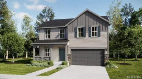 New construction Single-Family house 45883 Mill Ave, Bennett, CO 80102 plan Oliver - image