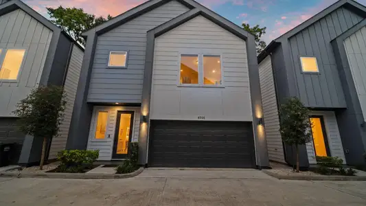 New construction Single-Family house 850 Elkhart St, Unit E, Houston, TX 77091 - image