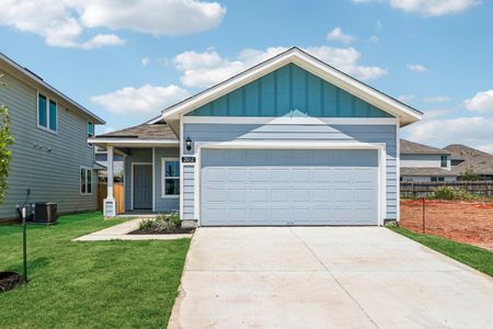 New construction Single-Family house 2451 Rambo Dr, San Antonio, TX 78224 plan Applewhite Meadows 1468 - image