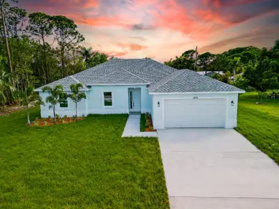 New construction Single-Family house 1222 Sw Albenga Ave, Port St. Lucie, FL 34953 plan Seagull - image