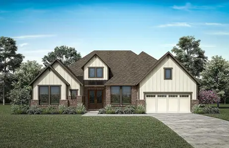New construction Single-Family house 7903 Rainbow Bluet Ct, Fulshear, TX 77441 plan Overlook - image