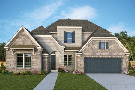 New construction Single-Family house 10615 Lemon Verbena Ct, Cypress, TX 77433 The Connolly- photo 0