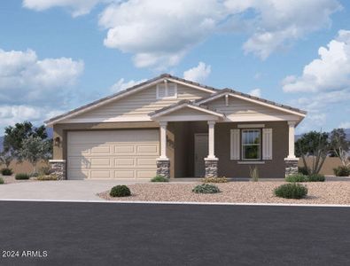 New construction Single-Family house 22888 E Roundup Way, Queen Creek, AZ 85142 Marigold Homeplan- photo 0