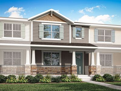 New construction Townhouse house 1317 Coral Bean Ln, Winter Springs, FL 32708 Catalina- photo 0