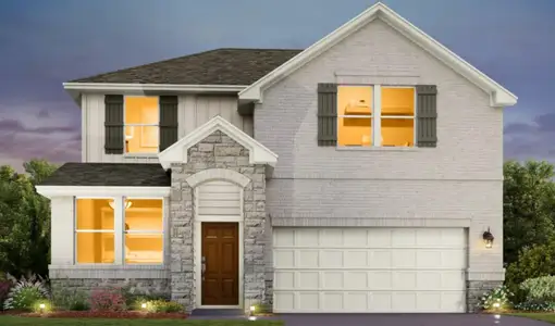 New construction Single-Family house 602 Palo Brea Lp, Hutto, TX 78634 plan Cassidy - image