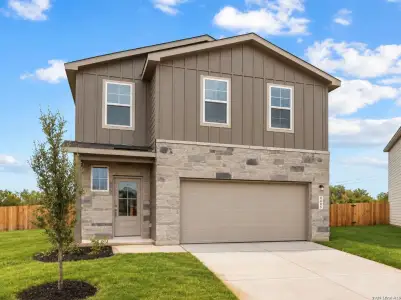 New construction Single-Family house 8405 Codigo Wy, San Antonio, TX 78222 plan The Brazos C - image