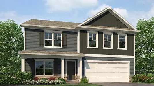 New construction Single-Family house 1702 Falls Cove Rd, Newton, NC 28658 plan Hanover - image