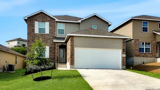 New construction Single-Family house 12115 Jasper Strm, San Antonio, TX 78245 plan The Callum - image