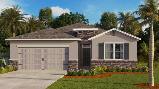 New construction Single-Family house 4588 Sw 71St Lane Rd, Ocala, FL 34476 plan Delray - image