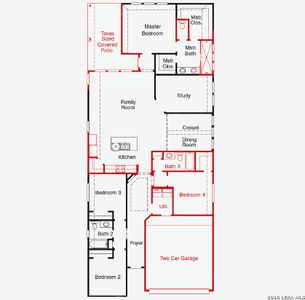 New construction Single-Family house 12534 Sylvanite, San Antonio, TX 78254 plan Yorktown - image 5
