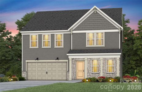 New construction Single-Family house 1660 Gossage Ln Nw, Concord, NC 28027 plan Hampton - image