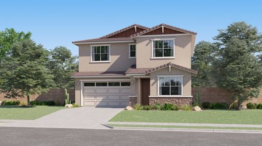 New construction Single-Family house 2865 E Frontiersman Ln, San Tan Valley, AZ 85140 Cottonwood Plan 3524- photo 0