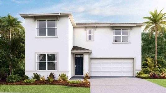 New construction Single-Family house 33386 Regent Canal St, Wesley Chapel, FL 33545 Elston- photo 0