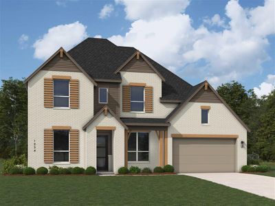 New construction Single-Family house 4302 Southpoint Way, Fulshear, TX 77441 Royston Plan- photo 0