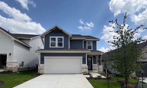 New construction Single-Family house 292 Denali Wy, Dripping Springs, TX 78620 Canyon- photo 0