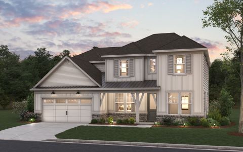 New construction Single-Family house Ball Ground, GA 30107 plan Foxwood - image