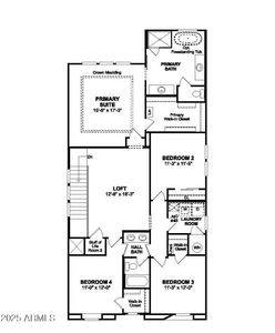 Hampton Floorplan Second Floor