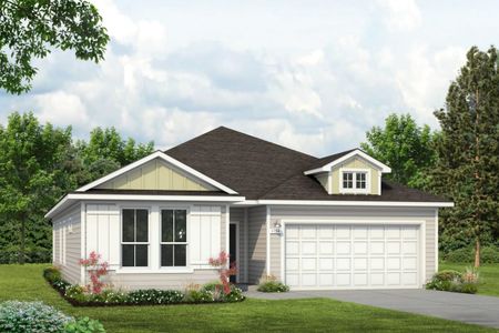 New construction Single-Family house 13408 Roughstock Wy, Mustang Ridge, TX 78610 plan Durango 1754 - image