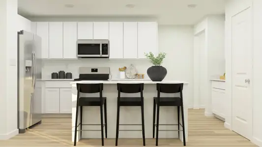 Vibrant kitchen