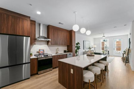 Welcome to your sleek kitchen at Parkside!