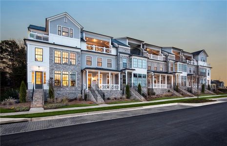 New construction Townhouse house 331 Concord Street, Alpharetta, GA 30009 Bainbridge- photo 0