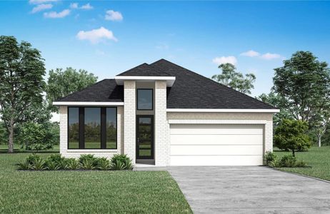 New construction Single-Family house 18730 Buttercup Farms Ln, Hockley, TX 77447 plan Braeswood - image