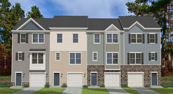 New construction Multi-Family house 851 Parc Townes Drive, Unit 10, Wendell, NC 27591 Linville- photo 0