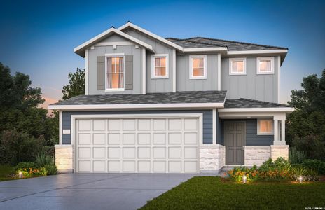 New construction Single-Family house 825 Rustic Grove, Boerne, TX 78006 plan Monroe - image