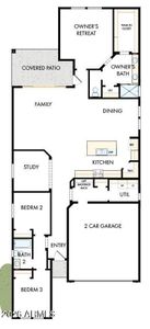 New construction Single-Family house 36334 N Grapevine Dr, San Tan Valley, AZ 85140 plan The Castello - image