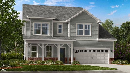 New construction Single-Family house 312 Diamond Bluff Ln, Holly Springs, NC 27540 plan Wayland - image