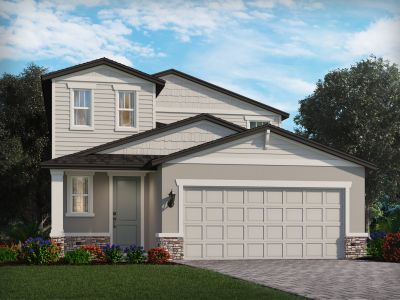 New construction Single-Family house 3381 Linger Ln, Haines City, FL 33844 plan Yellowstone - image