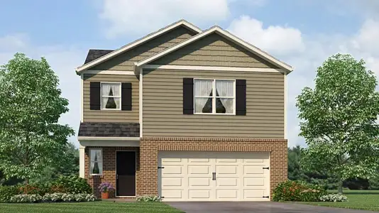 New construction Single-Family house 8200 Elkhorn Dr, Fairburn, GA 30213 plan DARWIN - image