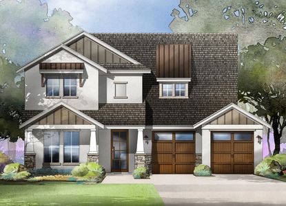 New construction Single-Family house 105 Buckaroo Dr, Georgetown, TX 78633 Whitehall- photo 0