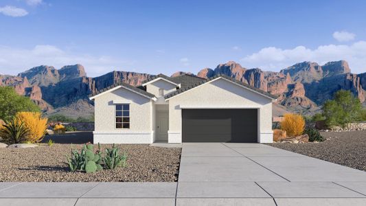 New construction Single-Family house 38205 W Frascati Ave, Maricopa, AZ 85138 plan Gaven - image
