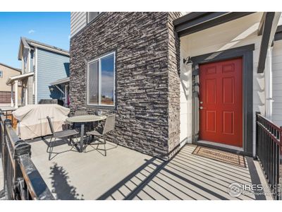 Fenced patio with room to entertain