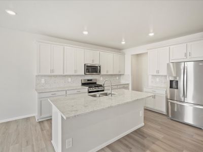 The Sylvan floorplan interior image taken at a Meritage Homes community in Aurora, CO.