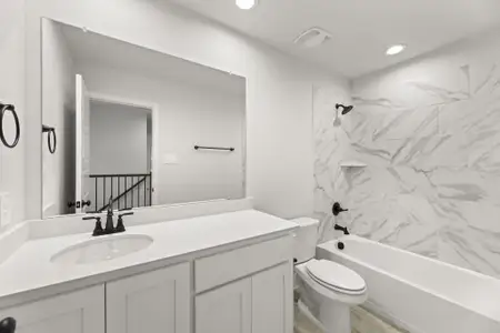 New construction Townhouse house 6945 Mustang Isle Dr, Dallas, TX 75228 plan Amber - image